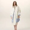 White Cotton Worker Jacket