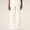 White Cotton Worker Trousers White Cotton Worker Trousers