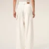 White Cotton Worker Trousers White Cotton Worker Trousers
