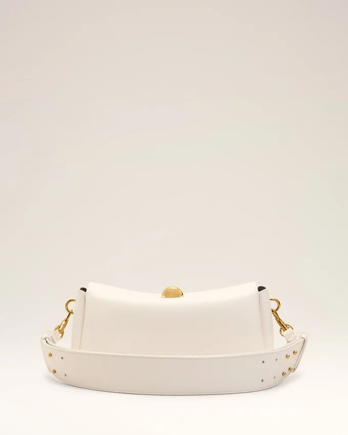 White Cow Leather Carrousel Bag White Cow Leather Carrousel Bag