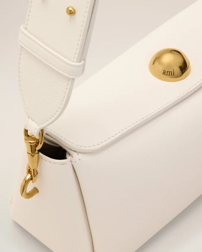 White Cow Leather Carrousel Bag White Cow Leather Carrousel Bag