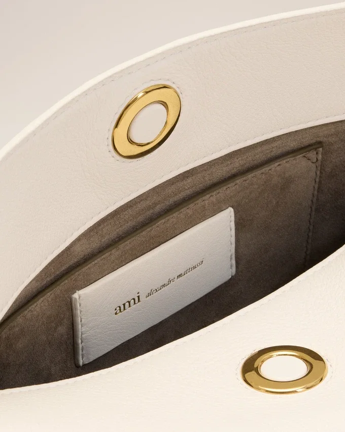 White Cow Leather Carrousel Bag White Cow Leather Carrousel Bag