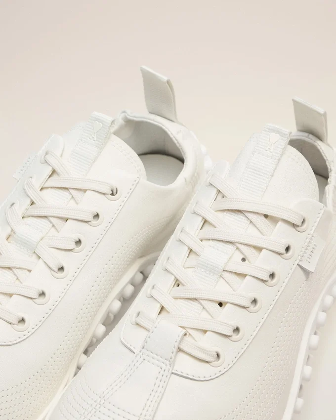 White Cow Leather Mirage Sneakers White Cow Leather Mirage Sneakers