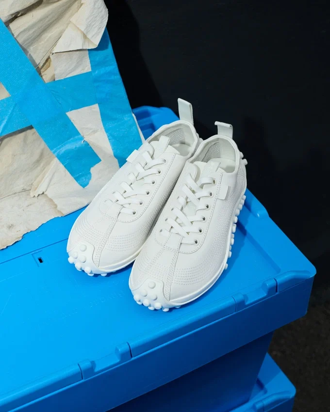White Cow Leather Mirage Sneakers White Cow Leather Mirage Sneakers