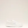 White Cowhide Leather a Walk Sneakers White Cowhide Leather a Walk Sneakers
