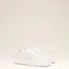 White Cowhide Leather a Walk Sneakers White Cowhide Leather a Walk Sneakers