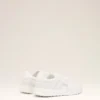 White Cowhide Leather a Walk Sneakers White Cowhide Leather a Walk Sneakers