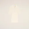 White Knit Short Sleeves Polo White Knit Short Sleeves Polo