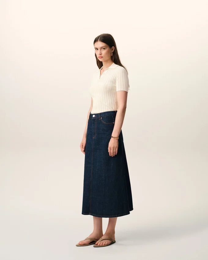 White Knit Short Sleeves Polo White Knit Short Sleeves Polo