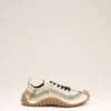 White Mesh Mirage Sneakers