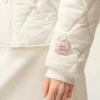 White Nylon Padded Jacket