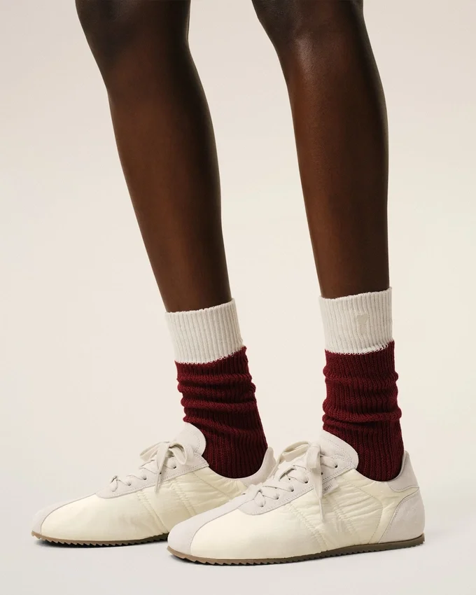 White Nylon Soft Sneakers White Nylon Soft Sneakers