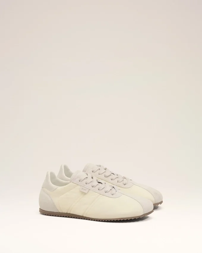 White Nylon Soft Sneakers White Nylon Soft Sneakers