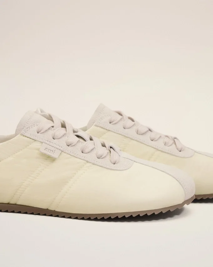 White Nylon Soft Sneakers White Nylon Soft Sneakers