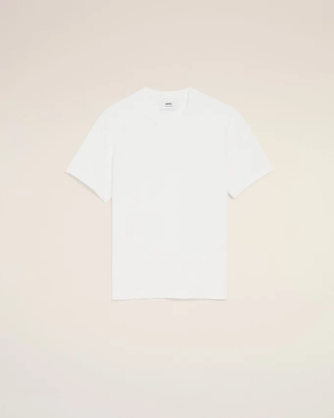 White Organic Cotton Ami De Coeur T-Shirt White Organic Cotton Ami De Coeur T-Shirt