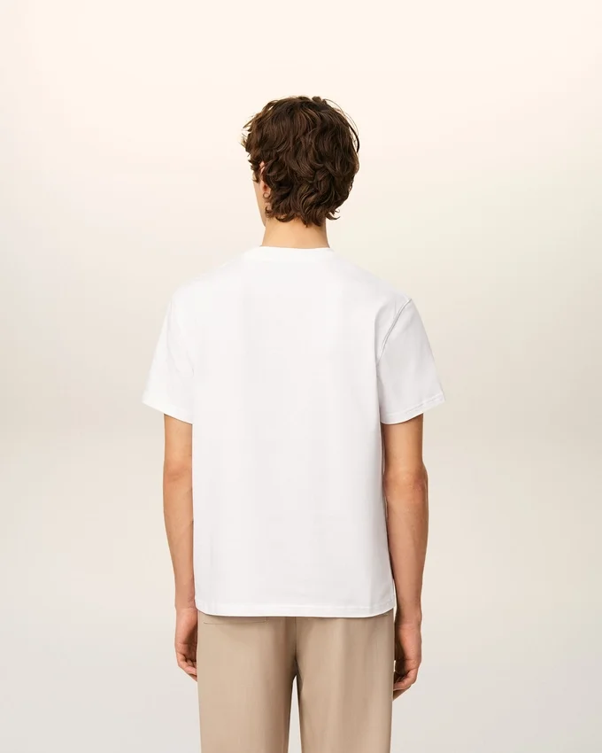 White Organic Cotton Ami De Coeur T-Shirt White Organic Cotton Ami De Coeur T-Shirt
