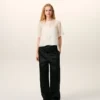 White Silk Short Sleeves Sheer with Undertop Top White Silk Short Sleeves Sheer with Undertop Top