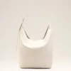 White Taurillon Leather Etienne Crossbody Bag White Taurillon Leather Etienne Crossbody Bag