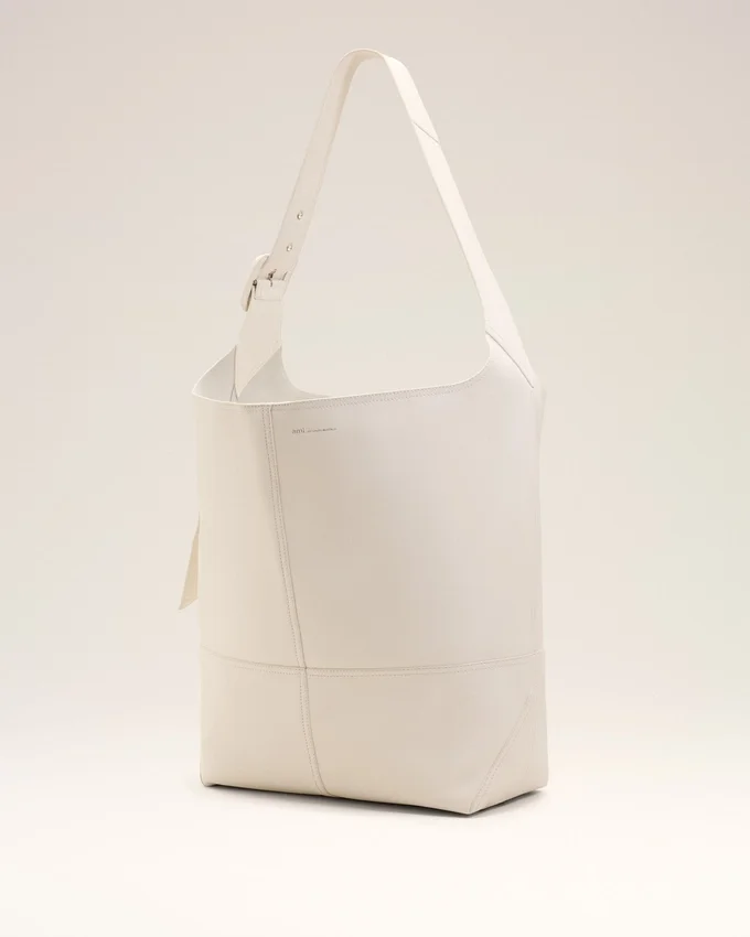 White Taurillon Leather Etienne Crossbody Bag White Taurillon Leather Etienne Crossbody Bag