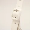 White Taurillon Leather Etienne Crossbody Bag White Taurillon Leather Etienne Crossbody Bag