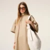 White Taurillon Leather Etienne Crossbody Bag White Taurillon Leather Etienne Crossbody Bag
