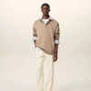White Wool Straight Trousers White Wool Straight Trousers