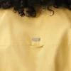 Yellow Cotton Sharp Collar Fitted Shirt