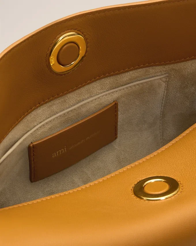 Yellow Cow Leather Carrousel Bag Yellow Cow Leather Carrousel Bag