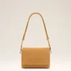 Yellow Cow Leather Flap Messenger Carrousel Bag Yellow Cow Leather Flap Messenger Carrousel Bag