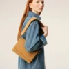 Yellow Cow Leather Flap Messenger Carrousel Bag Yellow Cow Leather Flap Messenger Carrousel Bag