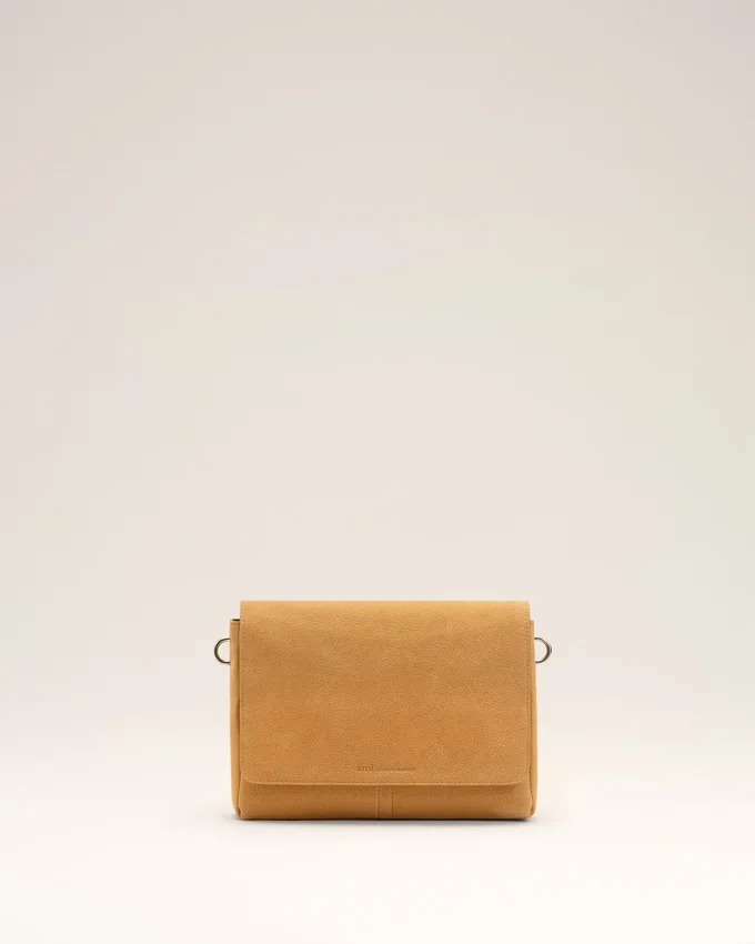 Yellow Cow Leather Flap Messenger Carrousel Bag Yellow Cow Leather Flap Messenger Carrousel Bag