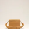 Yellow Cow Leather Flap Messenger Carrousel Bag Yellow Cow Leather Flap Messenger Carrousel Bag