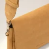 Yellow Cow Leather Flap Messenger Carrousel Bag Yellow Cow Leather Flap Messenger Carrousel Bag