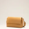 Yellow Cow Leather Large Flap Carrousel Bag Yellow Cow Leather Large Flap Carrousel Bag
