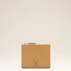 Yellow Cowhide Leather Voulez-Vous Folded Wallet