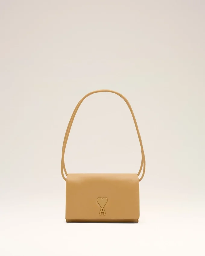 Yellow Cowhide Leather Voulez-Vous Wallet on Strap Yellow Cowhide Leather Voulez-Vous Wallet on Strap