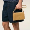 Yellow Cowhide Leather Voulez-Vous Wallet on Strap Yellow Cowhide Leather Voulez-Vous Wallet on Strap
