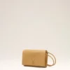 Yellow Cowhide Leather Voulez-Vous Wallet on Strap Yellow Cowhide Leather Voulez-Vous Wallet on Strap