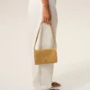 Yellow Cowhide Leather Voulez-Vous Wallet on Strap Yellow Cowhide Leather Voulez-Vous Wallet on Strap