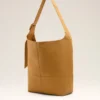 Yellow Taurillon Leather Etienne Crossbody Bag
