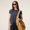 Yellow Taurillon Leather Etienne Crossbody Bag