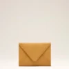 Yellow Taurillon Leather Etienne Envelope Passport Holder