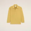 Yellow Wool Long Sleeves Polo Yellow Wool Long Sleeves Polo