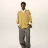 Yellow Wool Long Sleeves Polo Yellow Wool Long Sleeves Polo