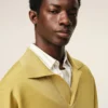 Yellow Wool Long Sleeves Polo Yellow Wool Long Sleeves Polo